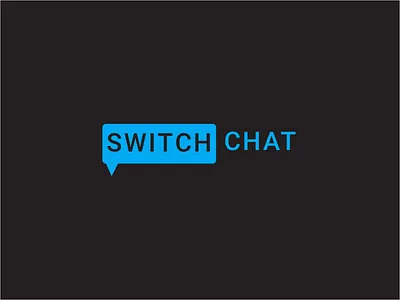 Switch Chat branding chat company creative design illustration logo messaging minimal simple social switch