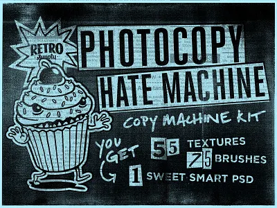 Photocopy Hate Machine copy photocopy photoshop retro retro supply retro supply co texture vintage