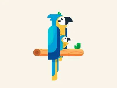 Ara ararauna and animal birds blue family macaw parrot stop yellow