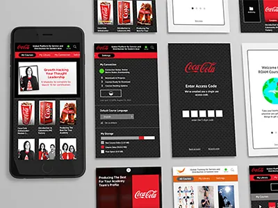 Roam Media Manager app mobile ui ux