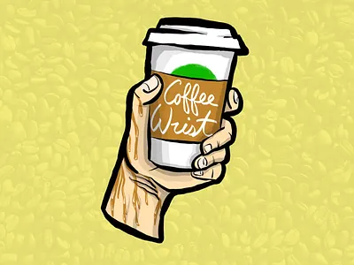 Coffee Wrist apple pencil coffee ipad pro procreate