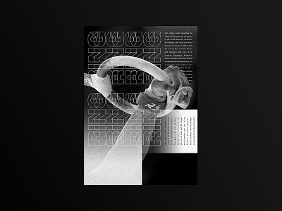 Ring design digital editorial gradient icon illustration layout logo monogram print type typography