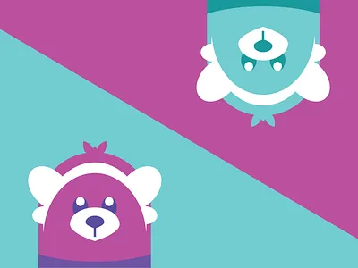 Bewear(for my little brother) bear bewear flat fluffy illustrator dichromatic moon pokemon stuffle sun tcg