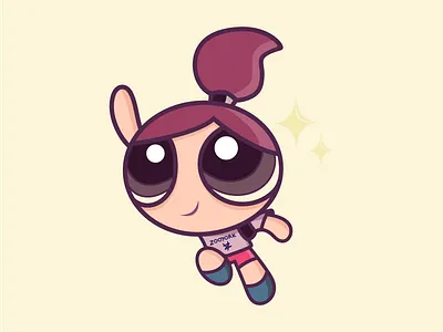 Powerpuff Girl cartoon network character girls illustration power powerpuff girls