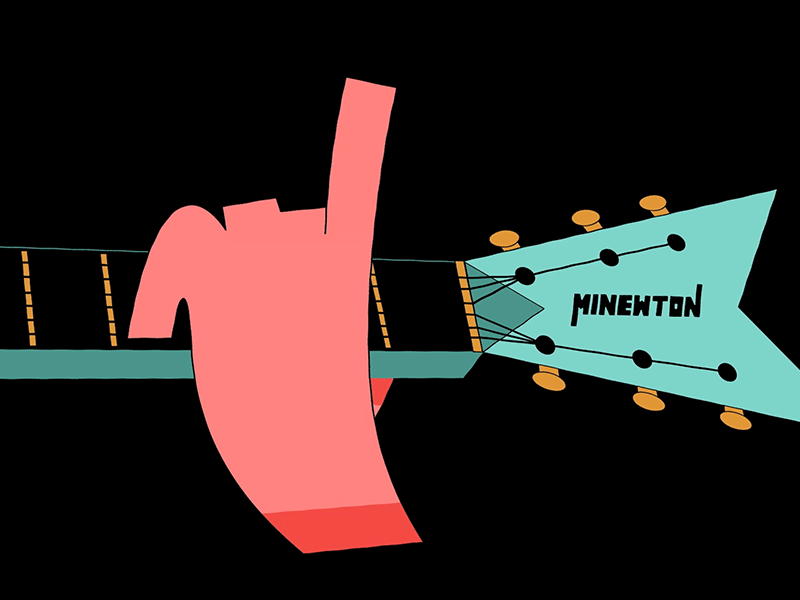 Newton Faulkner / Hit The Ground Running - Music Vid animation flying v gif guitar loop minewton music vid music video newton faulkner rock rock n roll