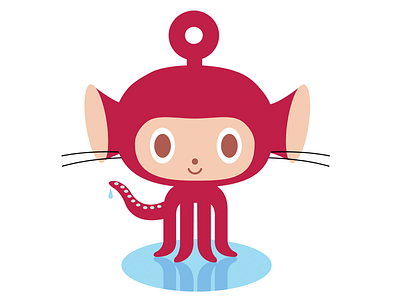 Octotubbie octocat teletubbies