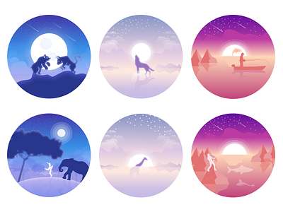 Flat illustration story rendering sketch software