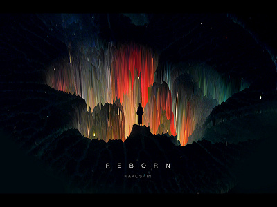 REBORN art colorful illustration poster