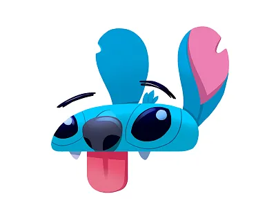 Stitch animation design disney illustration lilo stitch stitch vector