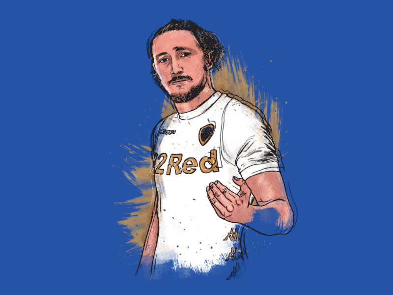 Luke Ayling Illustration animation football illustration leeds united player sport