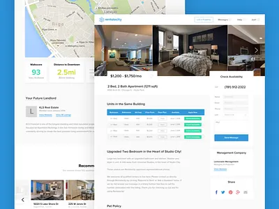 Listing Detail product design real estate ui ux