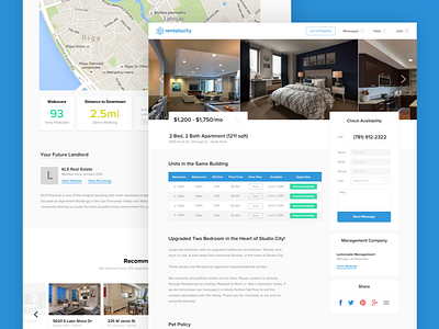 Listing Detail product design real estate ui ux