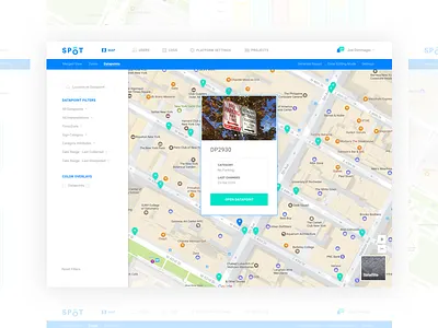 Datapoint Hover product design ui ux web