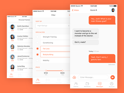 Messages ios product design ui ux