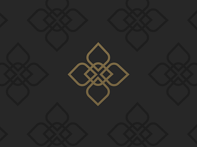 House of Amarah - pattern gold indian logo pattern