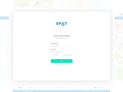 Login product design ui ux web