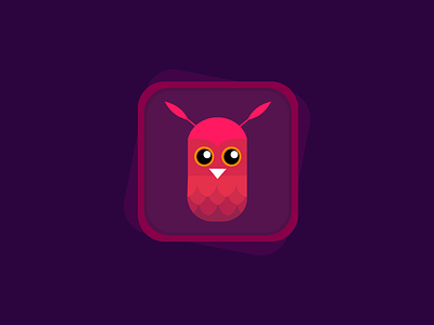 Owl flat owl simple