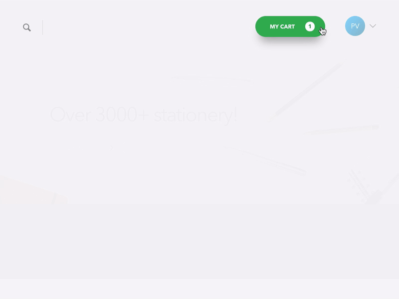 Cart Animation animation material minimal web