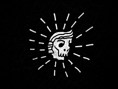 Atomic Idiot black and white. hand lettering illustration skull trump