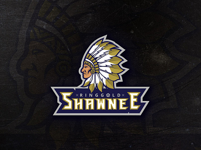 Shawnee Dribbble illustration mascot shawnee soccer sport