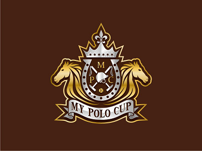 My Polo Cup badge design horse horses icon illustration logo polo symbol vector