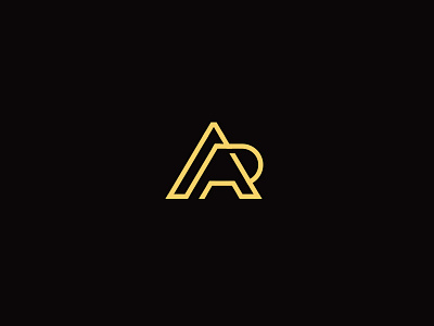 AP letter a ap initials letter lettermark monogram