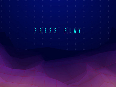Game on! art design digital game motion graphics neon ui ux visual
