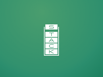 Stack Logo black bold coder coding logo soft software stack terminal