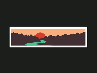 River 3 reflection river sunset