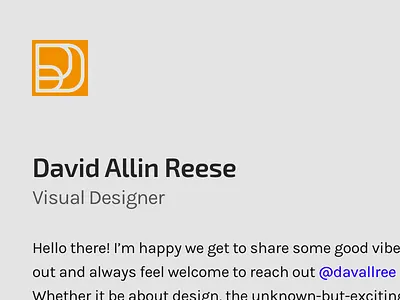 Website Re-vision css logo portfolio type typography web website