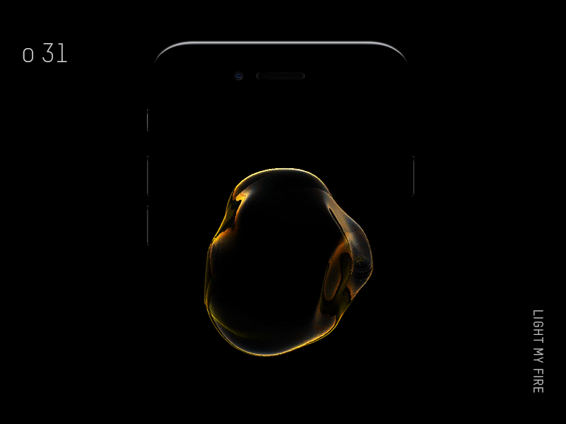 La Mystique animation blob ferofluid motion