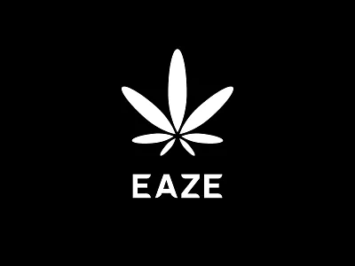 Eaze black and white delivery logo marijuana monochrome rebrand