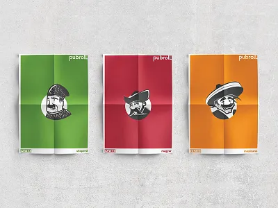 Fater food brand identity character drink fater food hunap hunapstudio man poster restaurant smile yellow