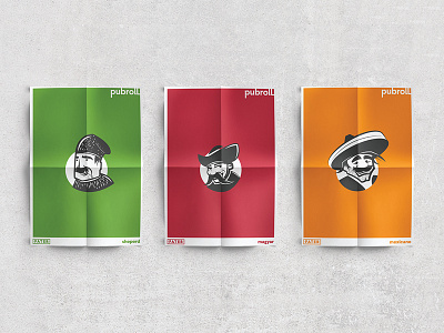 Fater food brand identity character drink fater food hunap hunapstudio man poster restaurant smile yellow