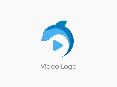 Video Logo dolphin logo player video