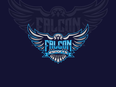 Falcon ESports Client Custom Logo Design clan eagle esport esports falcon gaming logo premade sale team