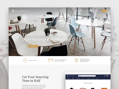 DesignerInc app design ecommerce marketplace minimal responsive ui ux web website