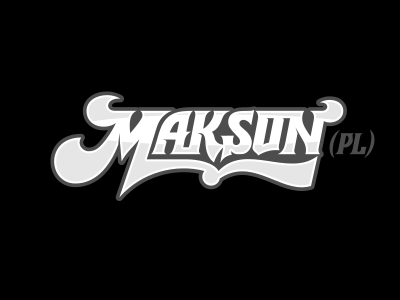 Makson custom dj filip funk house komorowski letters logotype music typography