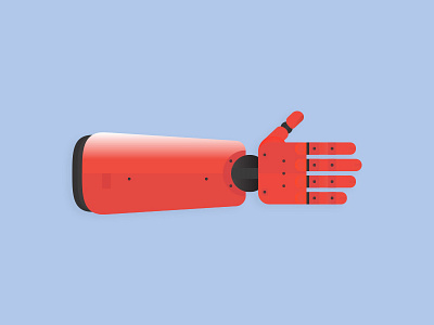Day 87 - Bionic arm big boss bionic gear illustration metal robot snake solid venom
