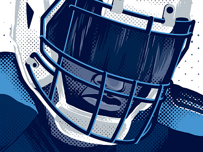 Tennessee Titans beer field football halftone helmet illustration knight nfl sword