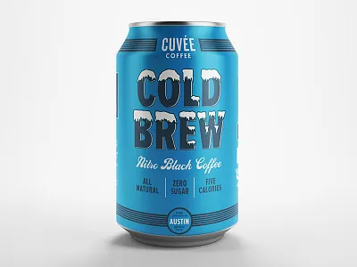 this can also could not austin branding coffee cold brew design identity packaging typography