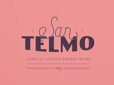 Neighborhood Porteños barrios calligraphy font handlettering lettering logo neighborhood type typography vectors