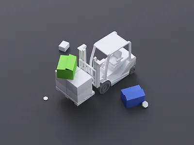 New Products 3d clean illustration isometric minimal products studio ui8