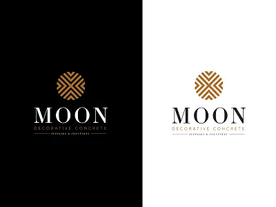Moon Decorative Concrete Logo brand book branding branding guide guide icon set icons logo watercolor