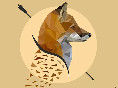 Fox Low Poly animals fox low poly