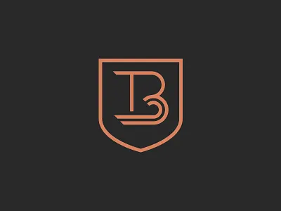 Think Bigger Surfing badge logo monogram outdoors shield sport surf surfing tb wave