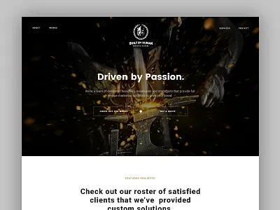 Built By Human Website web website