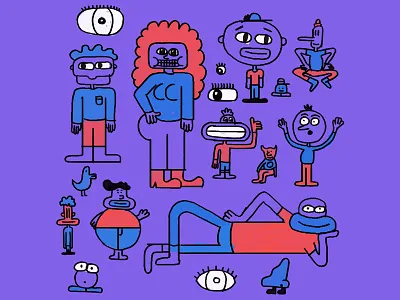 Late Night Character Explore character design illustration