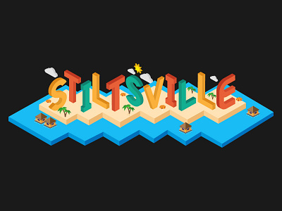 Stiltsville Geofilter filter isometric snapchat stilthouse