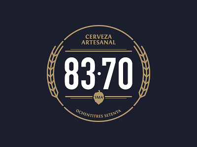 8370 | Logo artesanal badge beer branding brewery cerveza logo